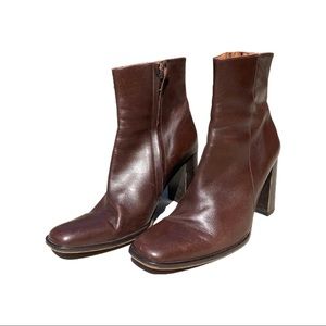 J. Crew Vintage 90’s Genuine Leather Heeled Boots
